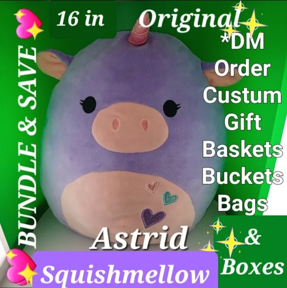 Squishmallows Light Purple Plush - Picture 1 of 10